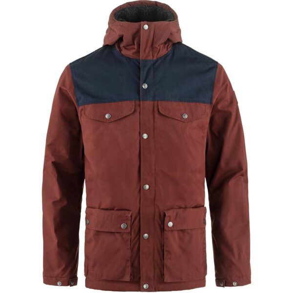 Fjällräven Mens Greenland Winter Jacket  (Rød (MAROON-DARK NAVY/352-555) XX-large)