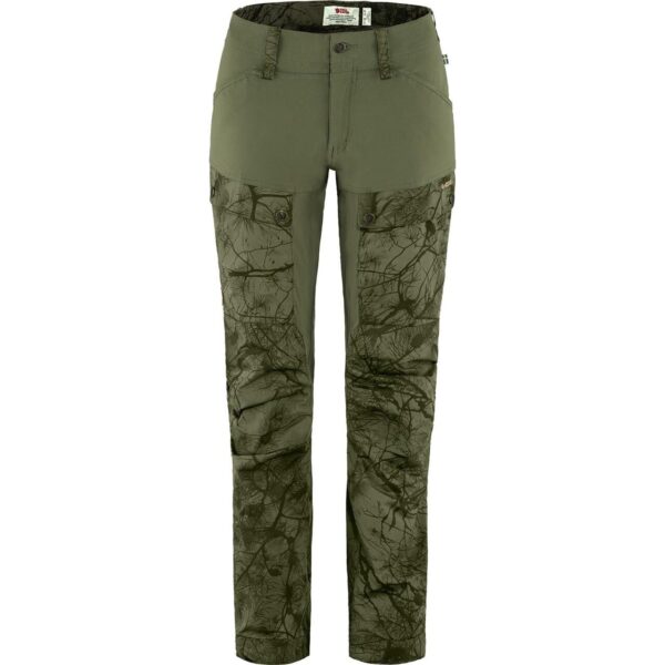 Fjällräven Womens Keb Trousers Curved (Grøn (GREEN CAMO-LAUREL GRN/626-625) 40)