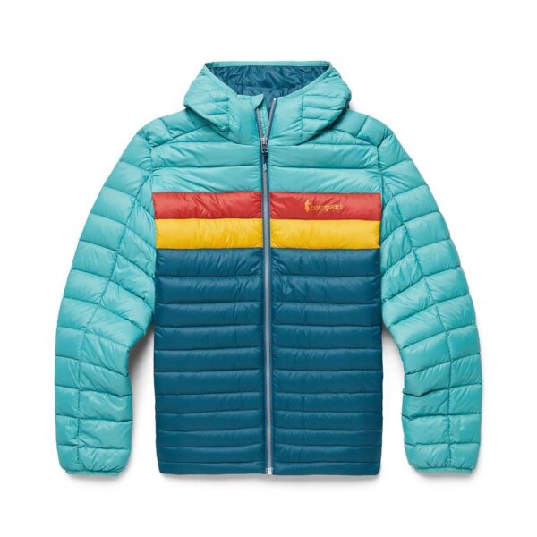 Cotopaxi Mens Fuego Down Hooded Jacket (Blå (COASTAL/ABYSS) Large)