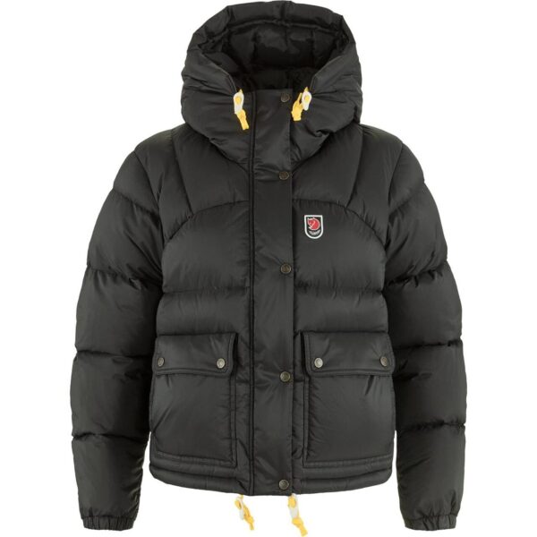 Fjällräven Womens Expedition Down Cropped Jacket (Sort (BLACK/550) Medium)