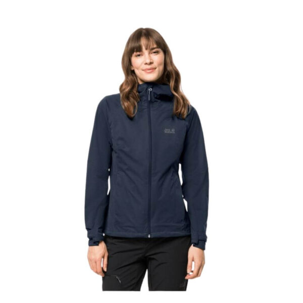 Jakke til dame - Jack Wolfskin Highest Peak Jacket W - Blå (Kun L tilbage)