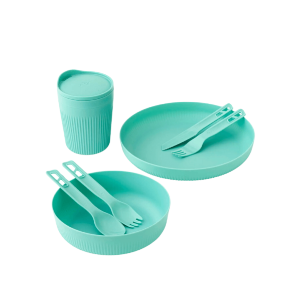 Spisesæt - Sea to Summit Passage Dinnerware Set - 7 dele - Blå