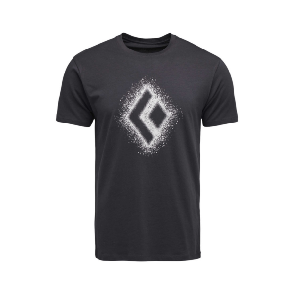 T-shirt herre - Black Diamond Chalked Up 2.0 SS Tee - Grå (Kun S & XL tilbage)