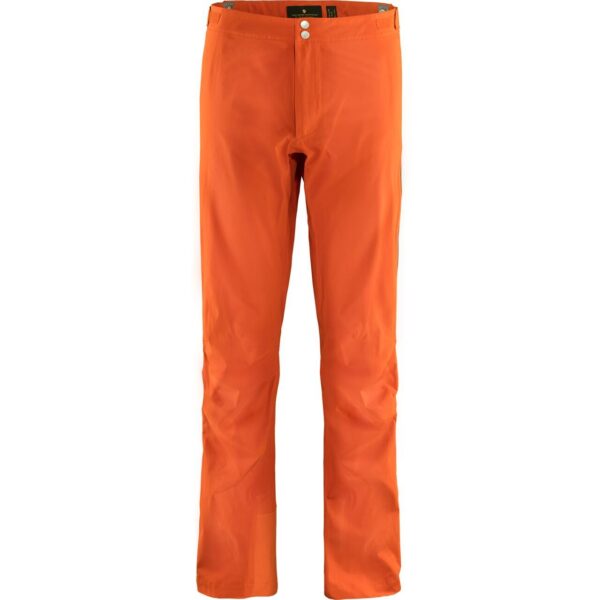 Fjällräven Mens Bergtagen Lite Eco-shell Trousers  (Orange (HOKKAIDO ORANGE/208) 52)