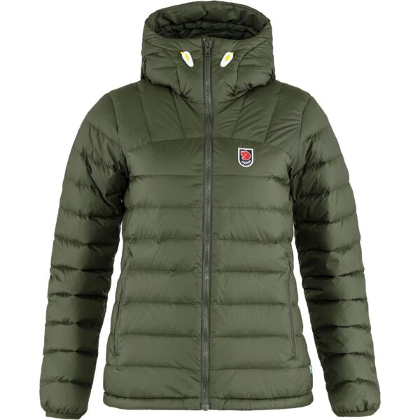 Fjällräven Womens Expedition Pack Down Hoodie  (Grøn (DEEP FOREST/662) X-large)