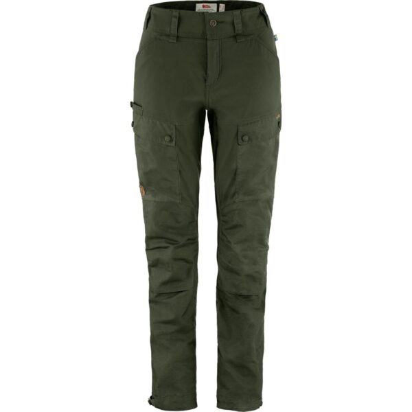 Fjällräven Womens Forest Hybrid Trousers (Grøn (DEEP FOREST/662) 36)