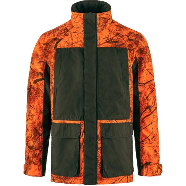 Fjällräven Mens Brenner Pro Padded Jacket (Orange (ORANGE CAMO-DP FOREST/261-662) Large)