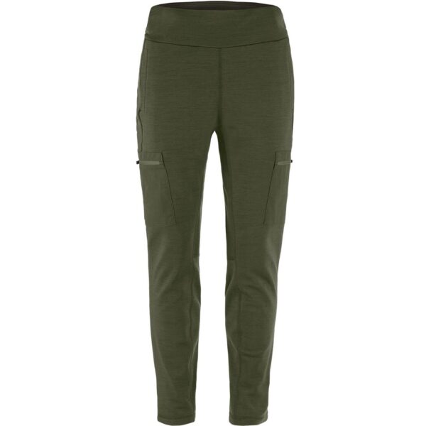 Fjällräven Womens Keb Fleece Trousers (Grøn (DEEP FOREST/662) Small)