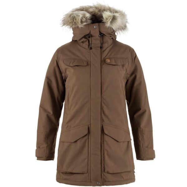 Fjällräven Womens Nuuk Lite Parka (Brun (DARK OAK/299) Large)