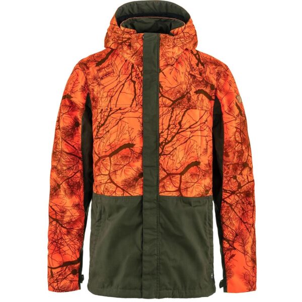 Fjällräven Mens Drev Hybrid Jacket (Grøn (DEEP FOREST-ORNGE CAMO/662-261) Medium)