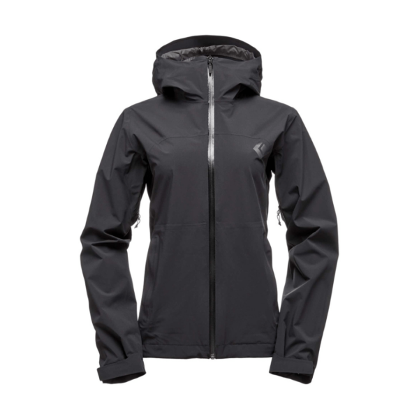 Regnjakke dame - Black Diamond Stormline (Kun XS & XL tilbage)