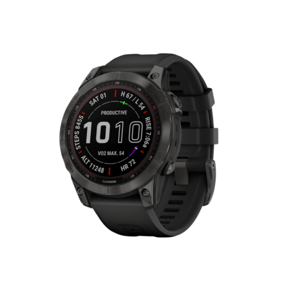 Ur - Garmin Fenix 7 Sapphire Solar - 47 mm - Carbon grey