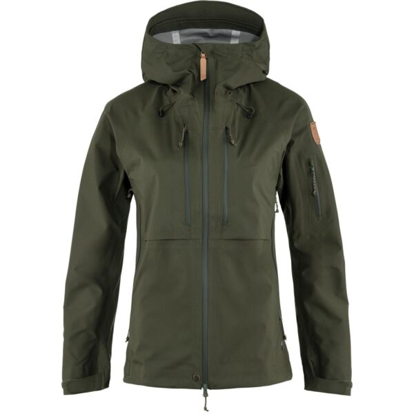 Fjällräven Womens Keb Eco-Shell Jacket  (Grøn (DEEP FOREST/662) Small)