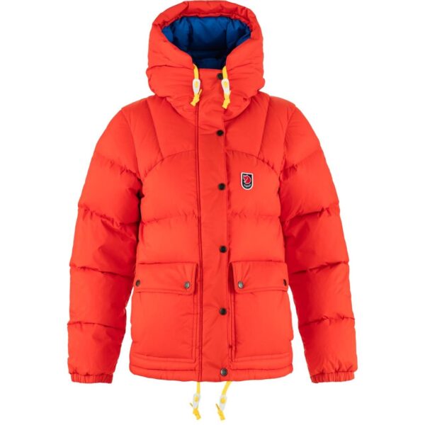 Fjällräven Womens Expedition Down Lite Jacket  (Orange (FLAME ORANGE-UN BLUE/214-525) Small)