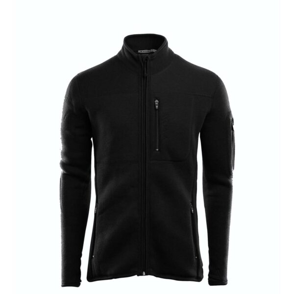 Aclima Mens FleeceWool Jacket (Sort (JET BLACK) XX-large)